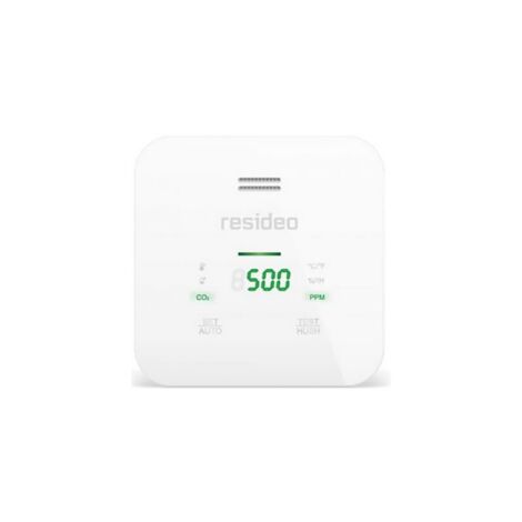 Détecteur de dioxyde de carbone CO₂ avec alarme 85 dB – Affichage LED – Installation murale – Capteur NDIR auto-étalonnage – Souchier - R200C2-A