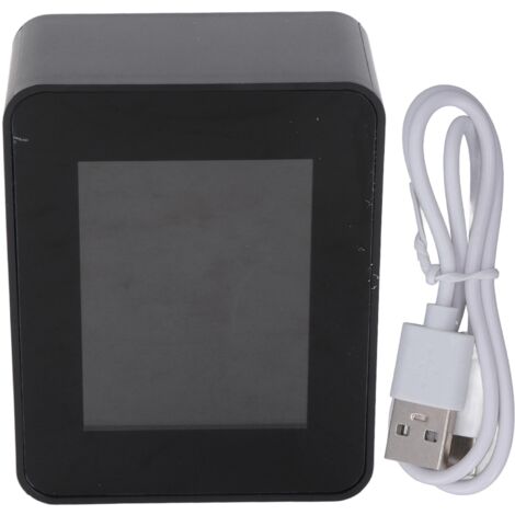 Détecteur de dioxyde de carbone noir LCD TVOC HCHO Température Humidité Qualité de l'air