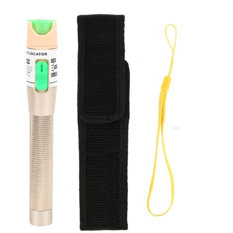 Détecteur de Fautes Visuel AUA-20, Stylo Testeur Fibre Optique avec Laser Rouge pour Câbles