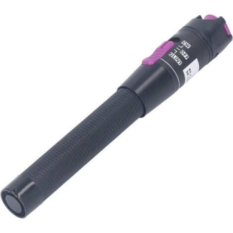 Détecteur de Fautes Visuel Portable 30km, VFL avec Adaptateurs FC/LC, Stylo de Test Fibre Optique Lumière Rouge