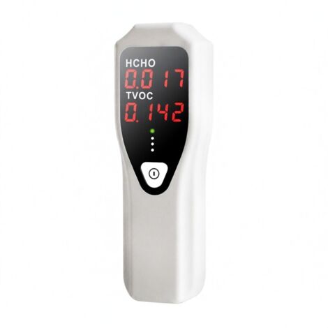 Détecteur de formaldéhyde portable NOYAFA, moniteur de qualité de l'air intérieur HCHO et COVT avec alarme sonore et indicateur LED pour système CVC domestique
