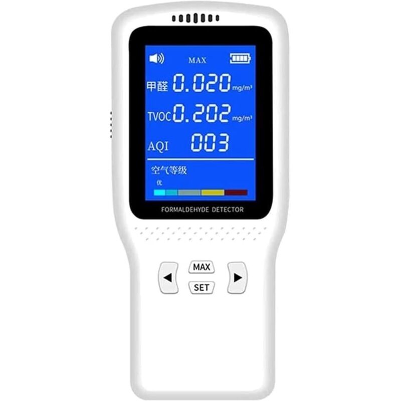 Détecteur de formaldéhyde Professionnel Portable Détecteur de méthanol Professionnel Domestique Auto-Test Détecteur PM2.5 Testeur de qualité de l'air