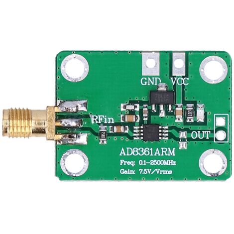 Détecteur de Fréquence RF 0.1‑2.5GHz Module de Détection AM Micro‑onde avec AD8361