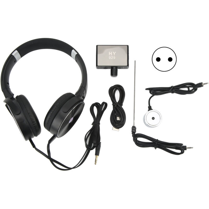 Détecteur de fuite de conduites d'eau souterraines, intensificateur de son haute résistance amélioré avec casque AC100-240V pour la construction de