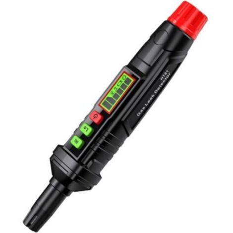 Détecteur de fuite de gaz combustible portable avec écran LCD, alarme, appareils de test et canalisations pour méthane, propane, benzène, niveaux de sensibilité 0-1000