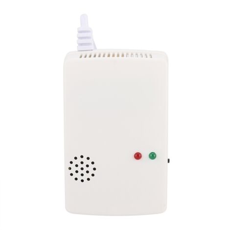 Détecteur de Fuite de Gaz Naturel pour Maison - Alarme de Sécurité Domestique avec Prise EU 220V