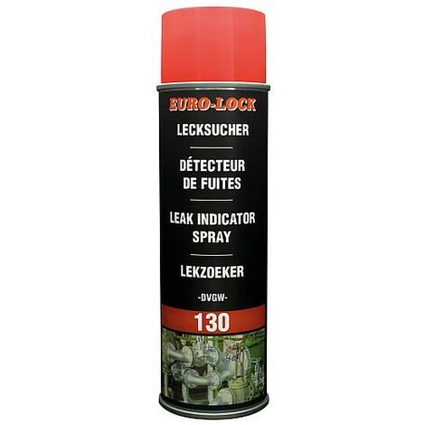 Détecteur de fuite, DVGW, EURO LOCK LOS 130 spray a pulvériser 400ml