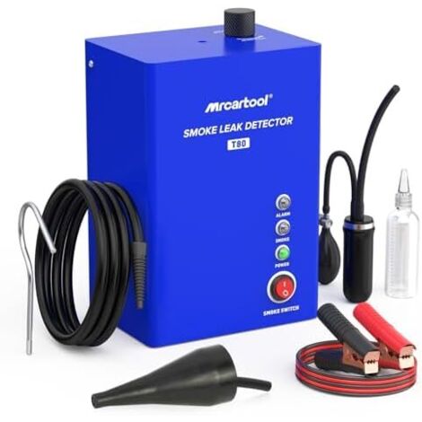 Détecteur de Fuite fumée Automobile,Machine Test 12V CC pour systèmes tuyauterie, Carburant, détection fuites Vide Toutes VoituresAvec pompe à air intégrée. -