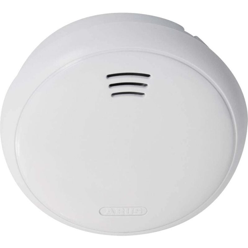 Abus - Détecteur de fumée autonomie 10 ans à pile(s) (ø x h) 99 mm x 33 mm