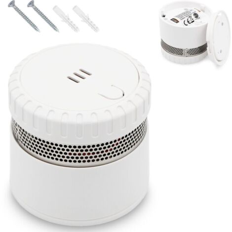 Détecteur de Fumée ALOVEZ Compact - Autonomie de 10 Ans - 85 dB