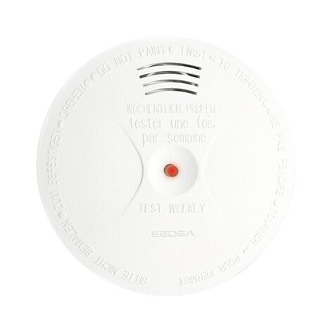 Détecteur de Fumée Autonome certifié EN14604-2005  Alarme Incendie Photoélectrique Maison & Garage - Garantie 5 Ans