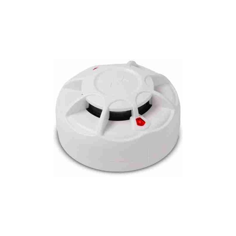Elmo - Détecteur de fumée conventionnel avec base relais. Convient pour une utilisation avec des unités de contrôle d'alarme anti-intrusion 12 v,