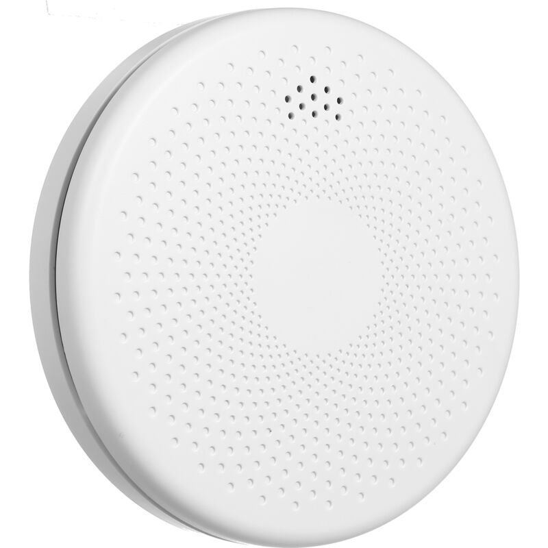 Lifcausal - Détecteur de fumée et de co WiFi 2 en 1 combiné avec alarme de fumée et de monoxyde de carbone, indicateur lumineux et sonore, détecteur