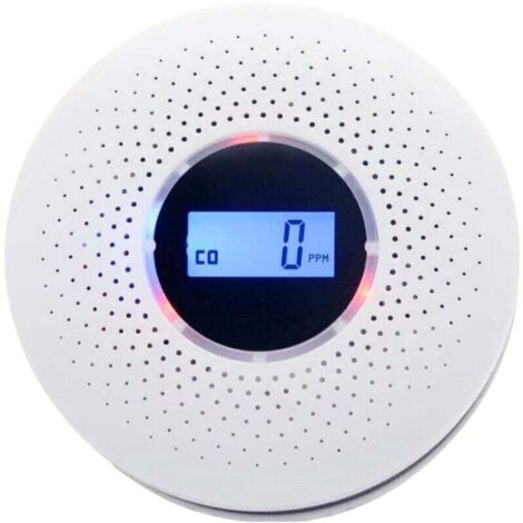 Détecteur de Fumée et de Monoxyde de Carbone 2 en 1 - Protection Incendie et Sécurité contre le CO