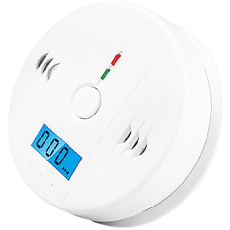 RYTTGOP Détecteur de fumée et monoxyde de carbone – Alarme 85 dB – Fixation murale – Matériau ABS – Compact 10x10x4 cm pour sécurité optimale