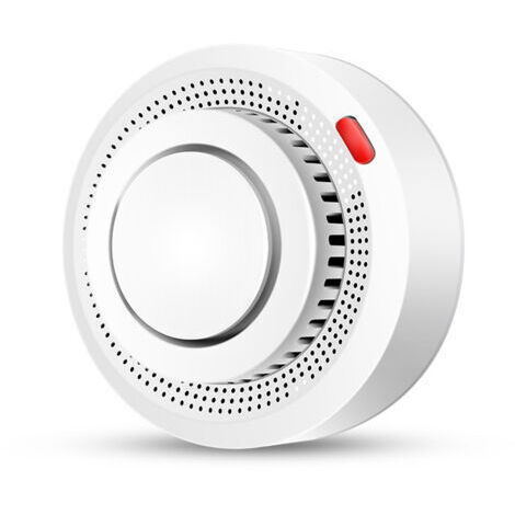 Détecteur de fumée Intelligent, Alarme Incendie, Alarme de fumée avec capteur photoélectrique avancé, Surveillance à Distance Via app avec Batterie de 10 Ans de durée de Vie, Alarme de 85 DB. 1PCS