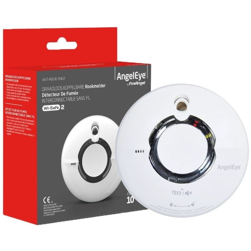 Angeleye - Détecteur de fumée interconnectable sans fil WST-AE630-BNLR