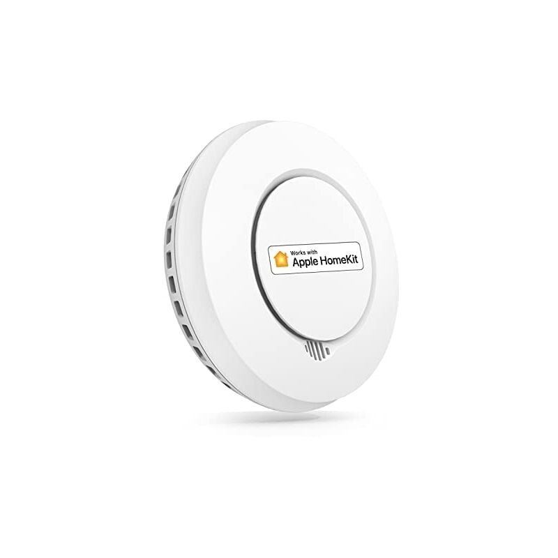 Meross - détecteur de fumée interconnecté (sans hub), détecteur de fumée intelligent compatible avec apple homekit et smartthings, alarme