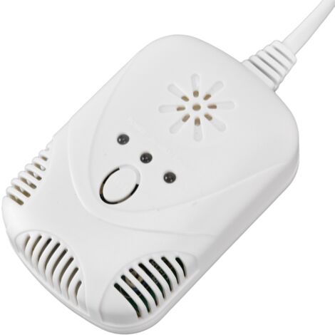 Détecteur de Gaz avec Alarme 85dB - Prise Européenne 90‑240V pour Cuisine et Chauffage