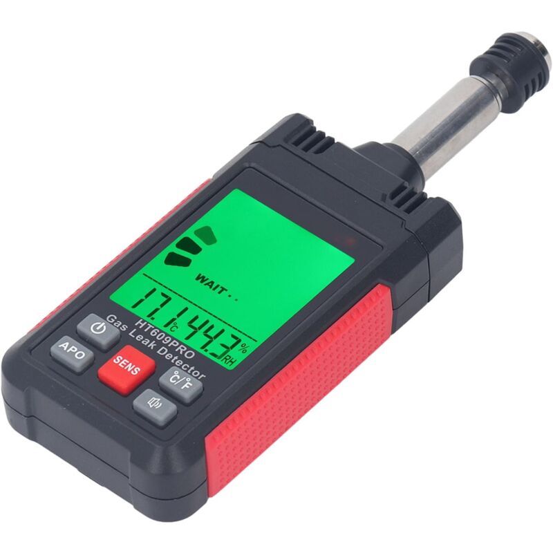 Détecteur de Gaz Combustible Portatif, Testeur de Fuite de Gaz à Faible Consommation avec Double Alarme pour la sécurité de la Maison, Matériau ABS