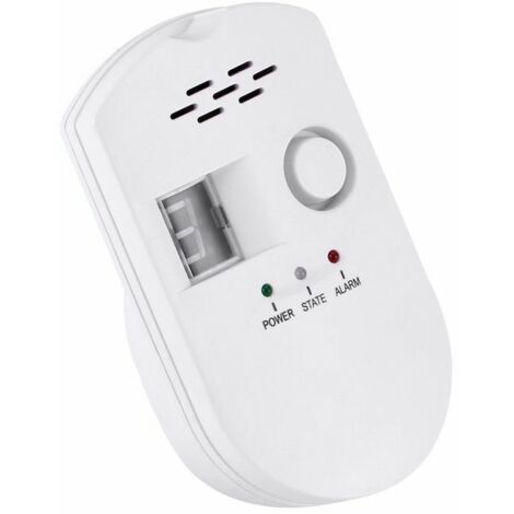 Détecteur de gaz numérique naturel, alarme de gaz domestique, détecteur de fuite de gaz, haute sensibilité LPG, LNG, détection de fuite de charbon naturel, moniteur d'alarme pour maison/cuisine Ternel