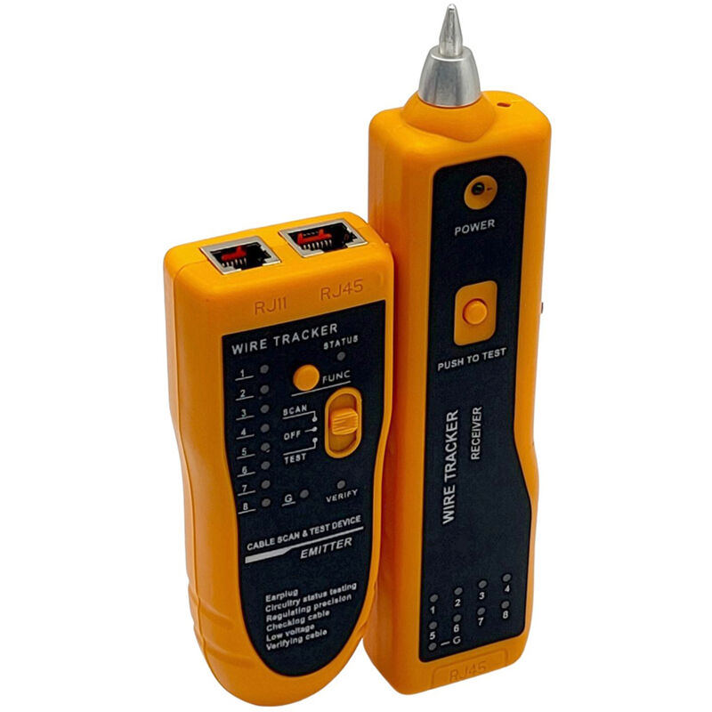 Lifcausal - Détecteur de ligne réseau Détecteur de ligne basse tension poe Forte capacité anti-interférence Stable et efficace Jaune