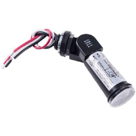 Détecteur de lumière LED pivotante 120 V à cellule photoélectrique, activable du crépuscule à l'aube, pour une utilisation extérieure.
