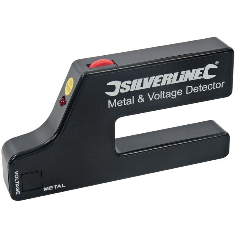 Détecteur de métal et de tension 1 pile 9 v (PP3) Silverline 568917