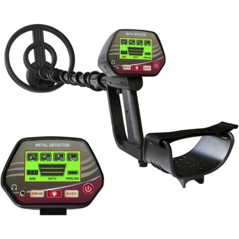 Détecteur de métaux, Détecteur de métaux étanche réglable de Haute précision MD-4072, détecteur de métaux de 33 à 43 Pouces avec écran LCD for Enfants et Adultes Léger