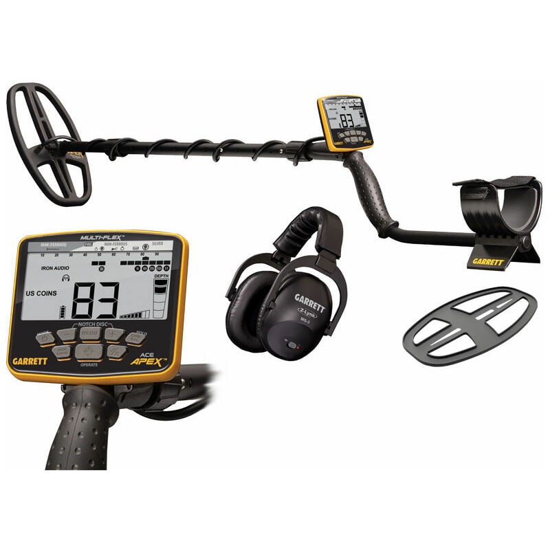 Détecteur de métaux Garrett ace Apex + Casque audio MS3