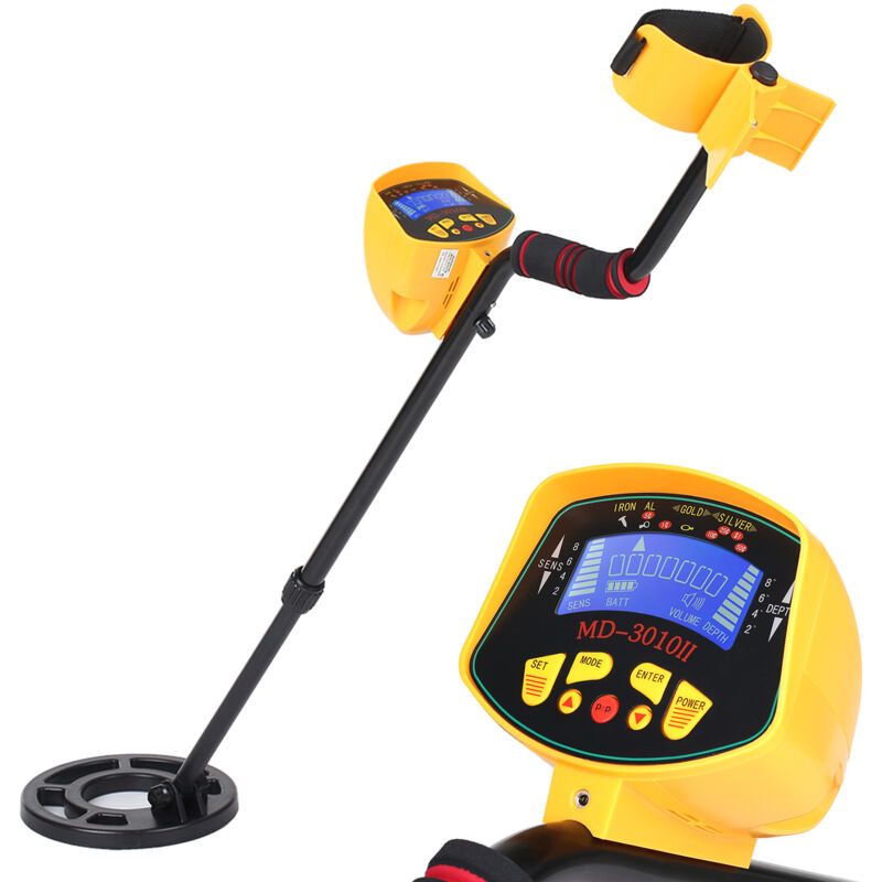 Détecteur de métaux haute sensibilité et haute performance MD3010II Détecteur de métaux souterrain Chercheur d'or Chasseur de trésors Détecteur de