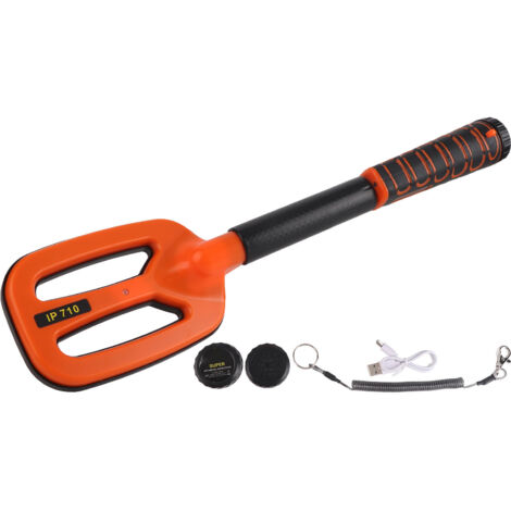Détecteur de métaux IP68 étanche, son, lumière, alarme de Vibration, lampe LED, détecteur de plongée pour 30 à 60m sous-marin Orange