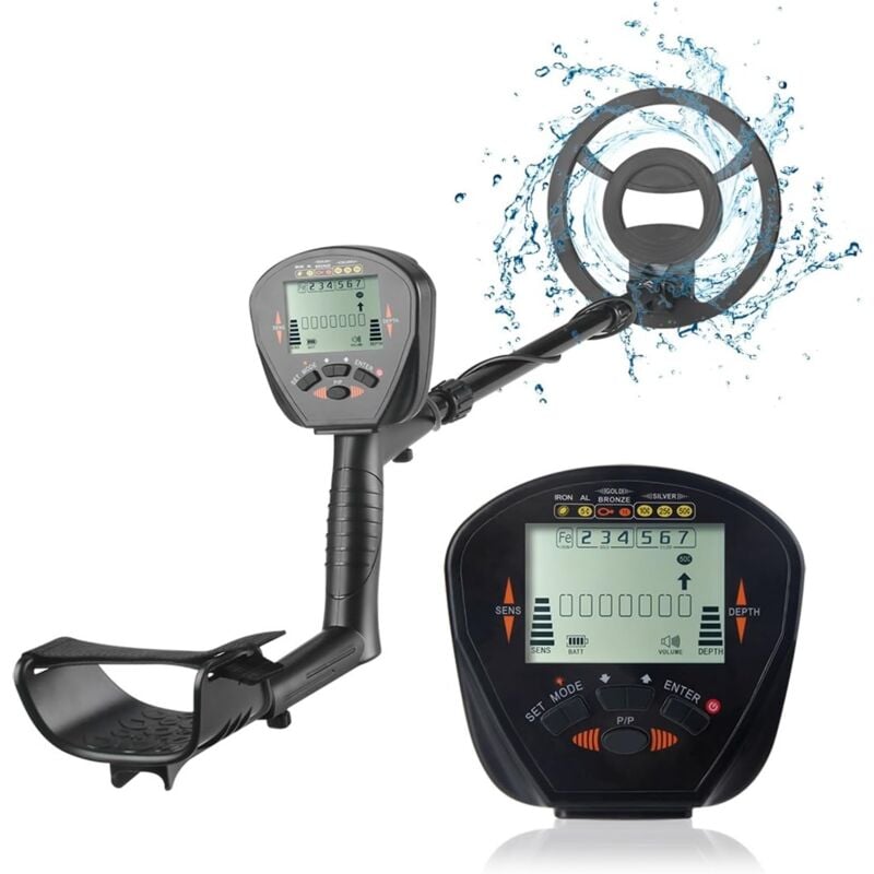 Détecteur de métaux MD-830 Profondeur souterraine 2.5 m Scanner Recherche détecteur d'or Chasseur de trésors détection Détecteur de Chasse au trésor