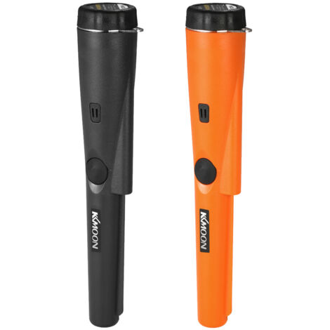 Détecteur de métaux portable à pointeur, outil de chasse au trésor, avec buzzer, vibration, réglage automatique et étui de ceinture.