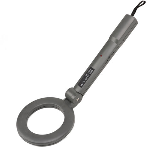 Détecteur de métaux portable avec alarme sonore et LED pour recherche et inspection