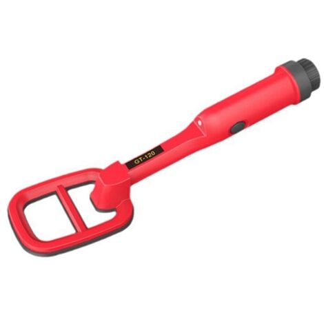 Détecteur de métaux portable de plongée GT120, pointeur, sonde, étanche, bobine de recherche de 4,2 pouces, rouge