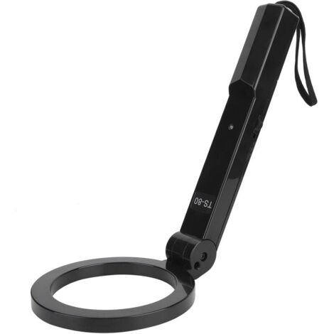 Détecteur de métaux portable, Détecteur de métaux professionnel pour adultes et enfants avec vibration, lumière LED, alarme sonore, Léger et à piles