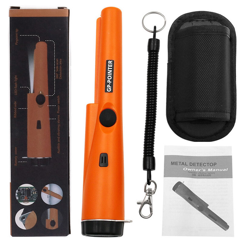 Détecteur de métaux Portable Pointeur de métaux IP66 étanche Scan à 360 ° Chasse au trésor pour sécurité, vestiges, Bijoux pour Enfants Adultes