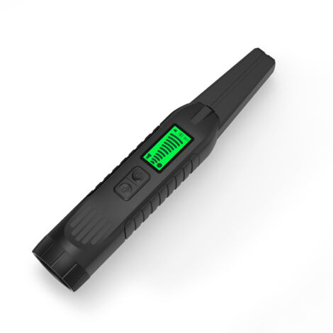 Détecteur de métaux portatif, détecteur de métaux avec écran LCD, détecteur de chasse au trésor, détecteur de métaux souterrain haute sensibilité avec sonde réglable.