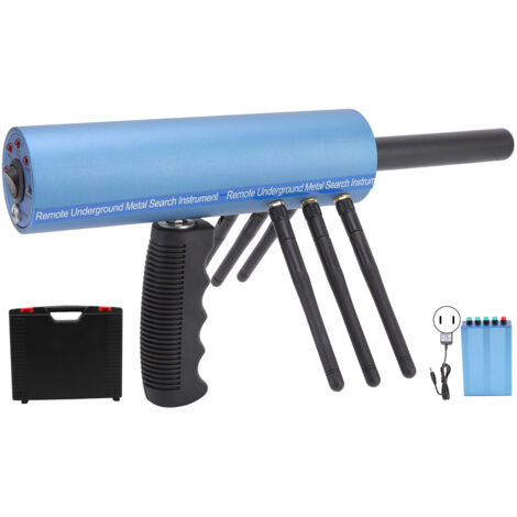 Détecteur de Métaux Professionnel 6 Antennes, Rechargeable, Détection Or et Argent jusqu'à 20m, Alimentation 100‑240V