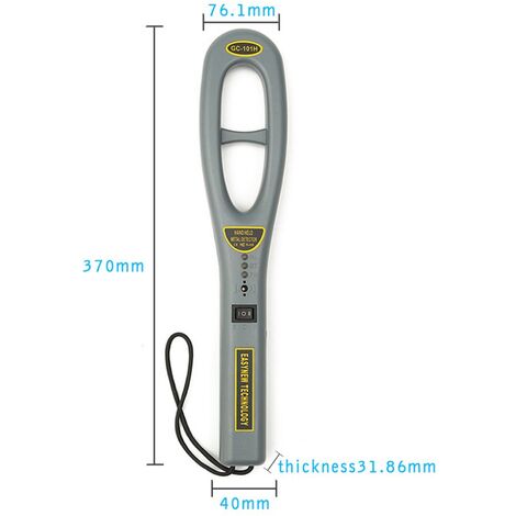 Détecteur de Métaux Professionnel,Détecteur de， Métal Portable,étanches à l'eau et Haute Précision pour Or Argent Trésor,Parfait pour l'aventure en Plein Air.
