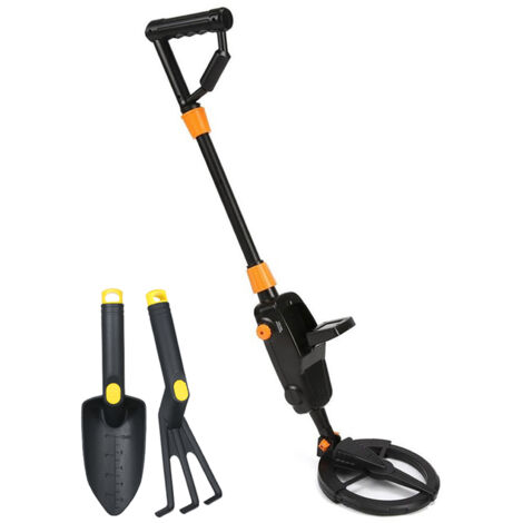Détecteur de métaux souterrain Gold Digger Treasure Hunter Outil de recherche de trésors avec pelle à sable et support pour enfants (avec pelle et support)