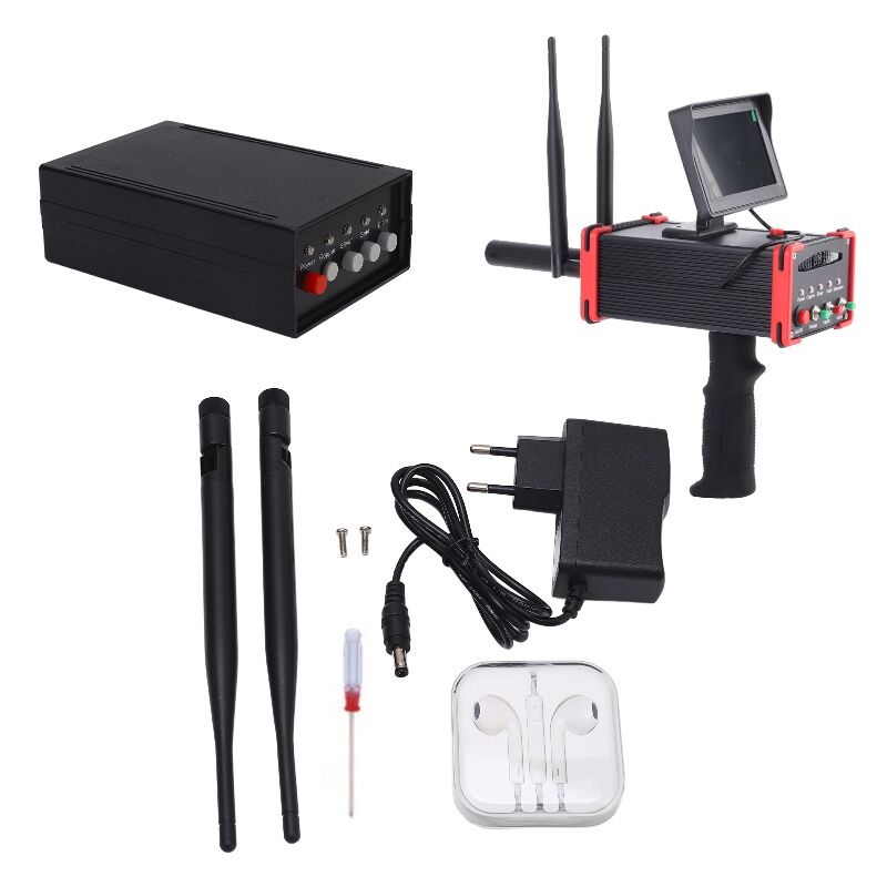 Détecteur de métaux,scanner de métaux souterrain,détecteur de trésors à écran haute définition,pour or,argent,cuivre,AC100-240 V,prise ue - Eosnow
