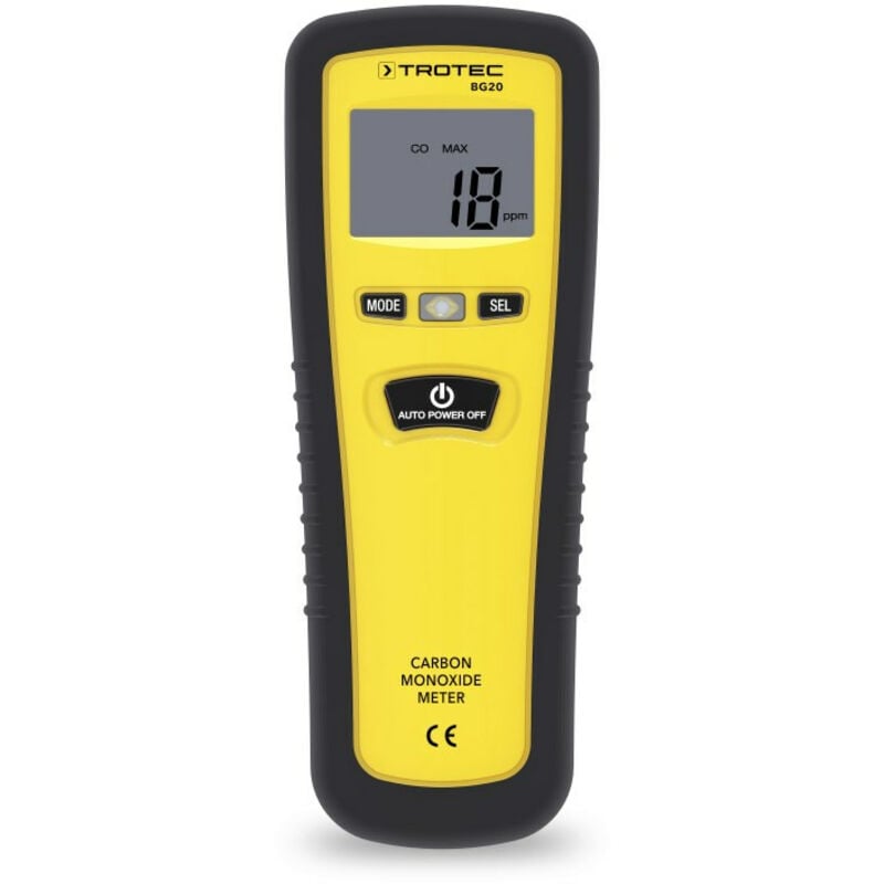 Trotec - Détecteur de monoxyde de carbone BG20