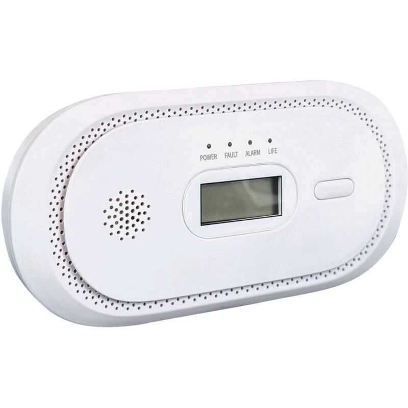 Tibelec - Détecteur de monoxyde de carbone avec affichage digital