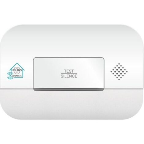 Détecteur de monoxyde de carbone - ELRO FC4902R - Sans Fil - Alarme 85 dB - Interconnectable
