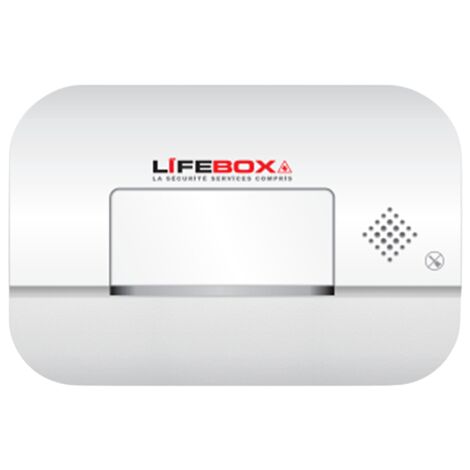 Détecteur de monoxyde de carbone NF – Alimentation par piles remplaçables – Sensibilité 30 PPM – Installation à 3 mètres maximum – Lifebox - DETCO270NF