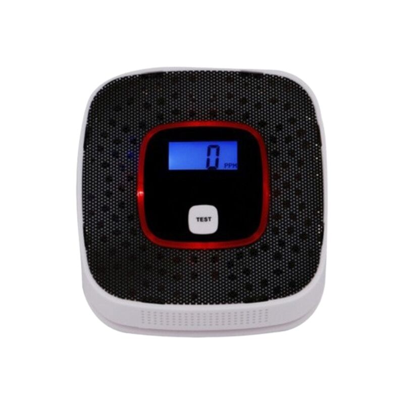 Détecteur de monoxyde de carbone portable, détecteurs de fumée avec affichage numérique