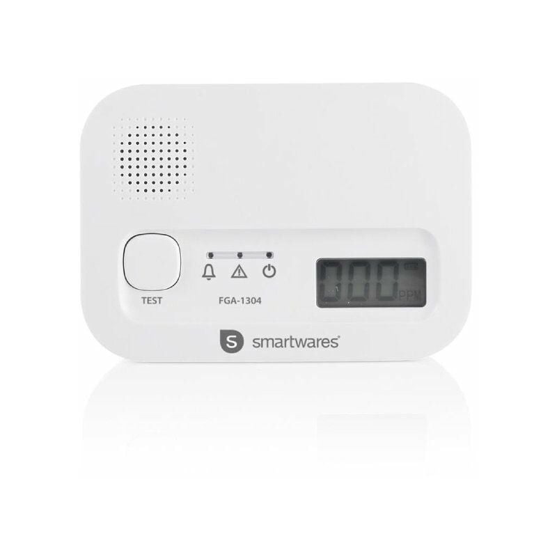 Smartwares - Détecteur demonoxyde decarbone fga-13041