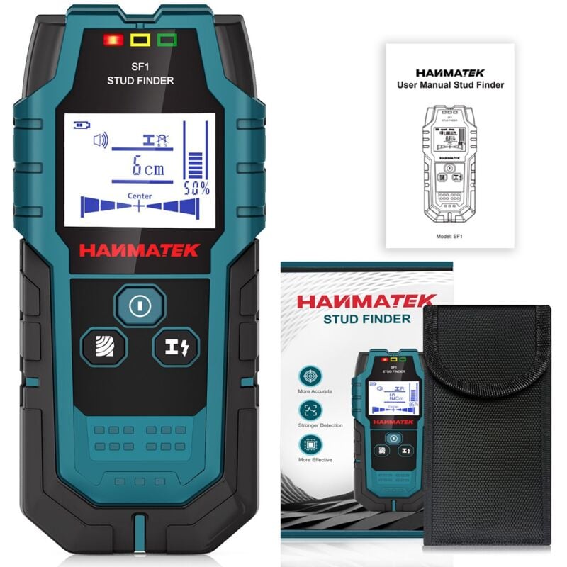 Détecteur de montants mural 4 en 1 SF1 pour métaux ferreux et métaux non ferreux